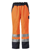 07090-880-141 Spodnie zewnętrzne naciągane - pomarańcz hi-vis/granat