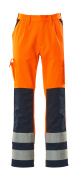 07179-860-141 Spodnie z kieszeniami na kolanach - pomarańcz hi-vis/granat