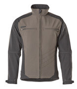 12002-149-1809 Kurtka softshell - ciemny antracyt/czerń