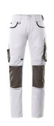 13079-230-1809 Spodnie z kieszeniami na kolanach - ciemny antracyt/czerń