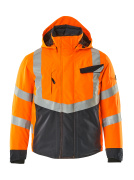 15535-231-14010 Kurtka Zimowe - pomarańcz hi-vis/ciemny granat