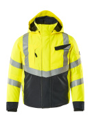 15535-231-14010 Kurtka Zimowe - pomarańcz hi-vis/ciemny granat