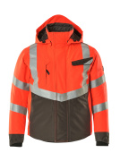 15535-231-14010 Kurtka Zimowe - pomarańcz hi-vis/ciemny granat