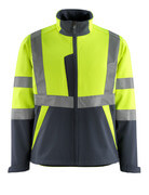 15902-253-17010 Kurtka softshell - żółty hi-vis/ciemny granat