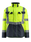 15935-126-17010 Kurtka Zimowe - żółty hi-vis/ciemny granat