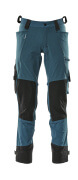 17079-311-09 Spodnie z kieszeniami na kolanach - czerń