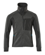 17484-319-09 Bluza z zamkiem błyskawicznym - czerń