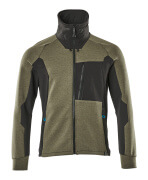 17484-319-09 Bluza z zamkiem błyskawicznym - czerń