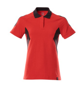 18393-961-20209 Koszulka Polo - czerwień kubańska/czerń