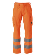 20859-236-14 Spodnie z kieszeniami na udach - pomarańcz hi-vis 