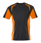 22082-771-01014 T-Shirt - ciemny granat/pomarańcz hi-vis