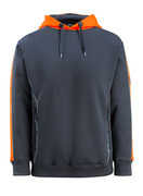 50124-932-01014 Bluza z Kapturem - ciemny granat/pomarańcz hi-vis