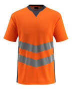 50127-933-14010 T-Shirt - pomarańcz hi-vis/ciemny granat