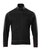 50353-834-09 Bluza z zamkiem błyskawicznym - czerń