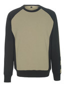 50570-962-5509 Sweter - jasny khaki/czerń