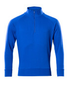 50611-971-11 Bluza z krótkim zamkiem błyskawicznym - niebieski