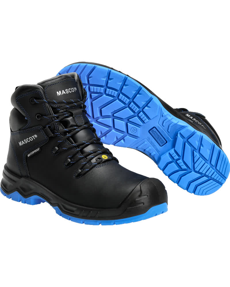 F0141-902-0901 Buty ochronne - czerń/niebieski
