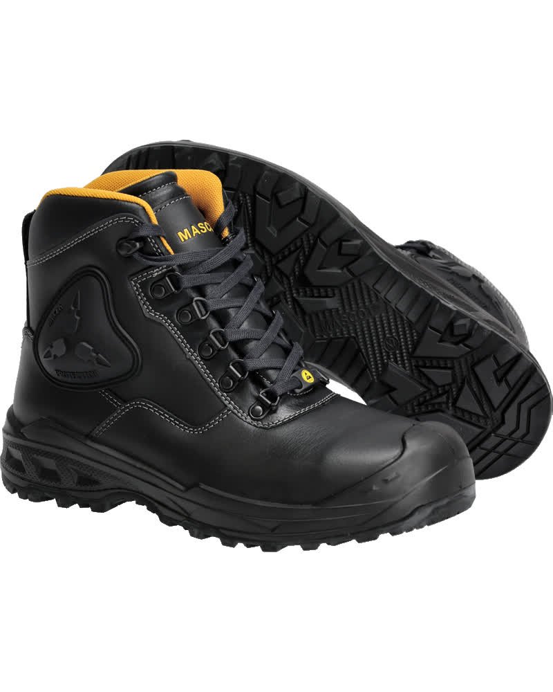 F0165-902-0907 Buty ochronne - czerń/zółty